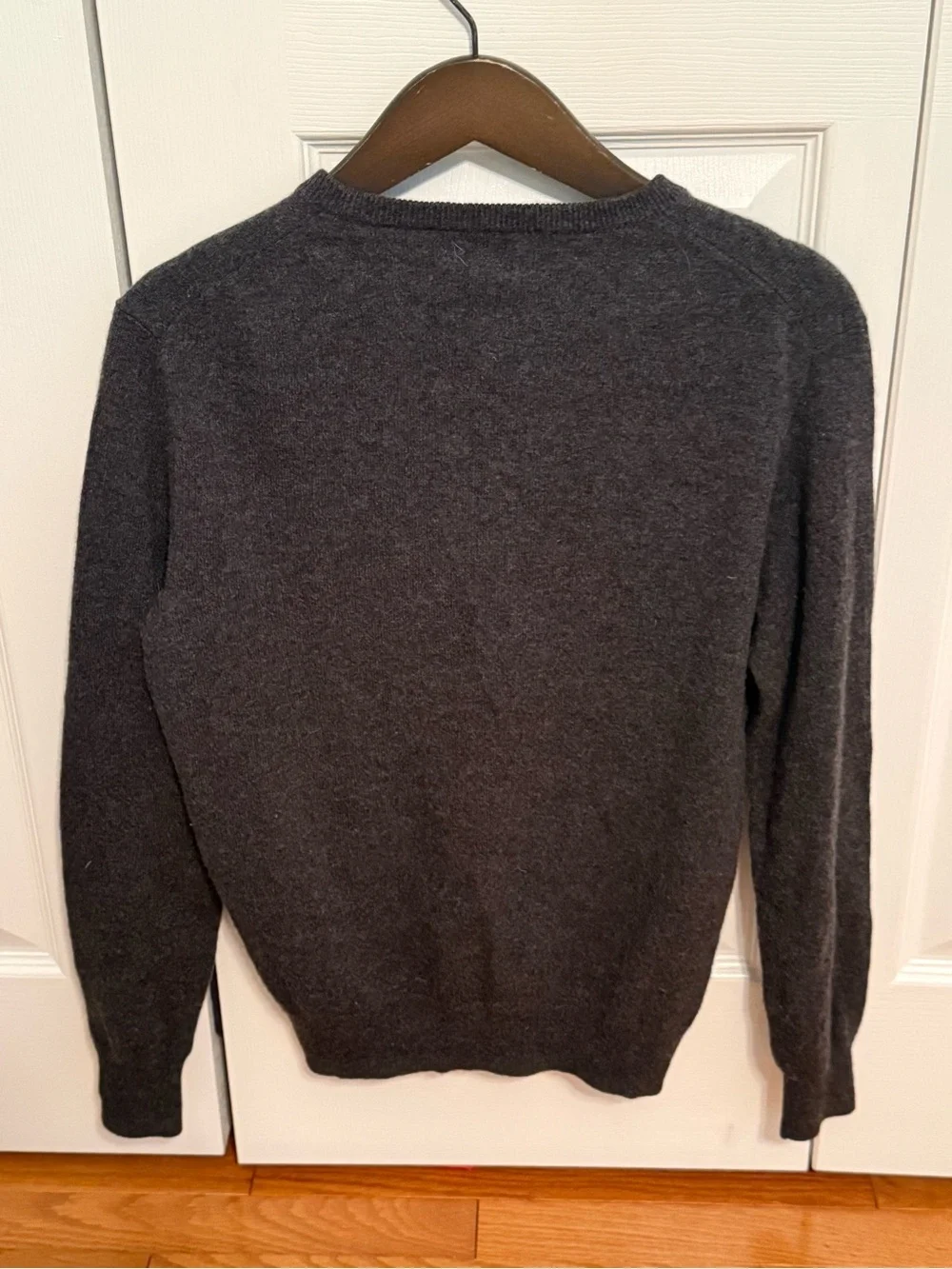 J.Crew Cashmere Crewneck Sweater in Dark Gray